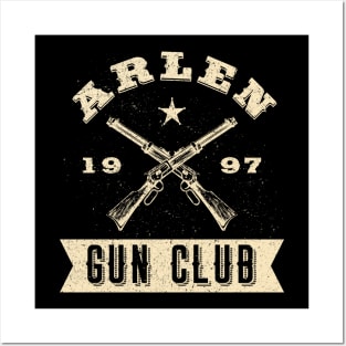 Arlen Gun Club (White) Posters and Art